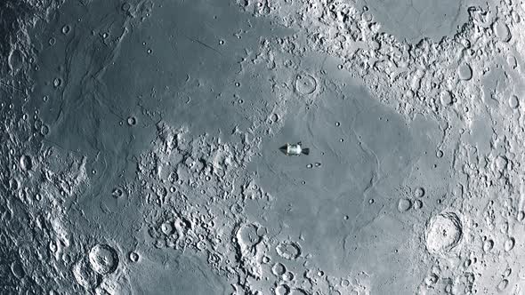 The Moon and Apollo Command Module