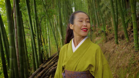 Japanese woman in Kyoto Japan alt