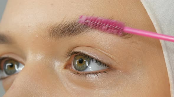 Special Brush for Combing Eyebrows