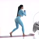 Fit Female is a workout at home in the living room. - VideoHive Item for Sale