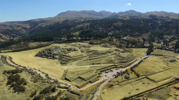 Saqsaywaman Ancient City Ruins in Peru