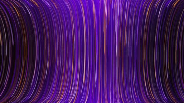 4K Video Animation. Animated background of flowing colorful curved lines. Abstract background alt