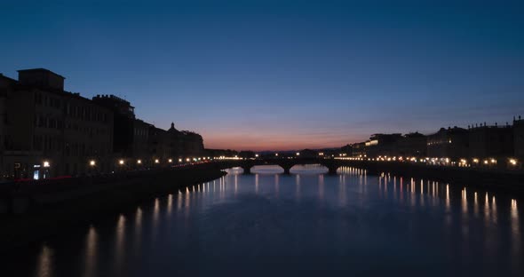 Ponte Vecchio Florence Timelapse