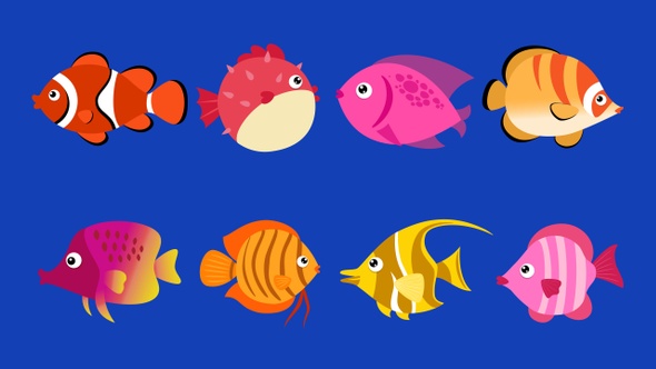 Cartoon Fish by Thumb | VideoHive