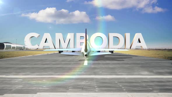 Commercial Airplane Landing Country   Cambodia