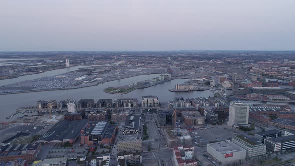 Aerial View of Malmö City