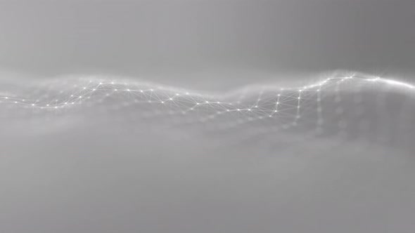 Elegant Gray Connections Background Loop