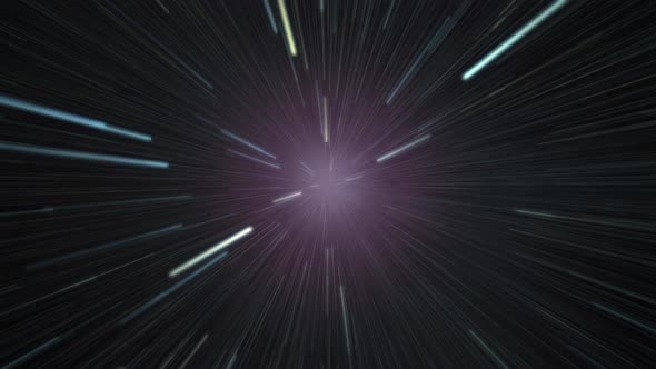 4k animated background simulating a space tunnel