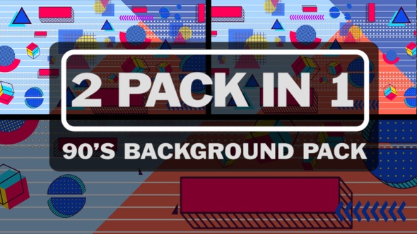 4K 90'S Background Pack