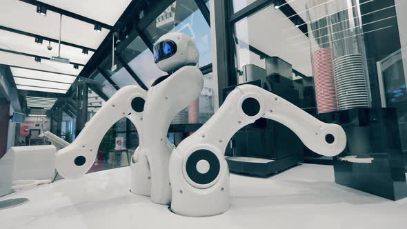 Futuristic Robot Innovative Technology Concept alt