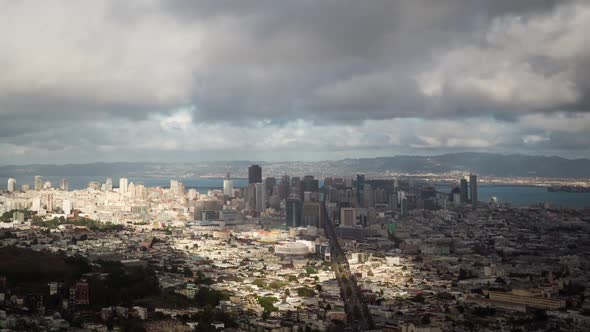 Morning Clouds Over San Francisco Time Lapse alt
