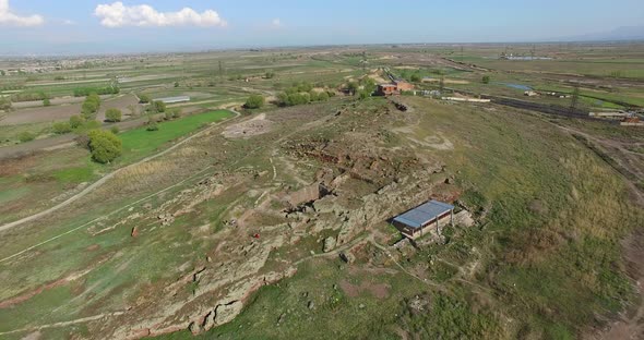 Archeological ruins in Armenia.  alt
