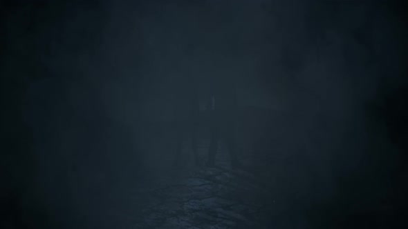 Native American Couple Under Rain And Lightning Storm alt