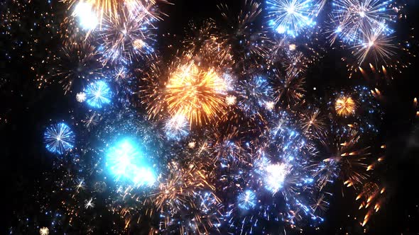 Fireworks Background Loop 4K alt