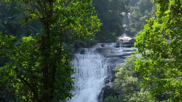 Sirithan Waterfall in Doi Inthanon National Park Chom Nd alt