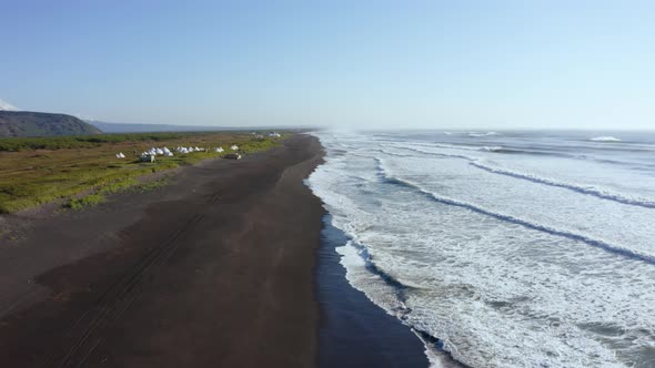 Surf Camp on Khalaktyrsky Beach Kamchatka
