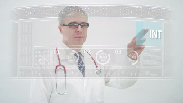 Medical Doctor Scrolls to ARTIFICIAL INTELLIGENCE Tab alt