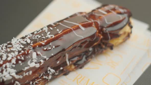 Sweet Dessert Closeup Slow Motion alt