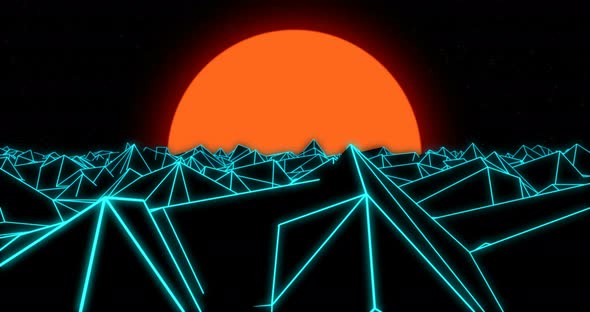 Techno Grid Game 80 Electronic Music Party Poste alt