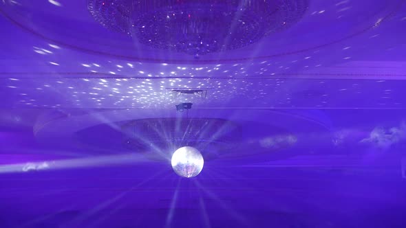 disco ball on the ceiling alt