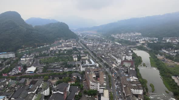 Zhangjiajie City China alt