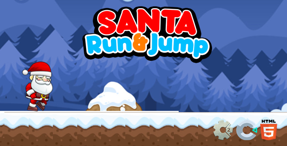 Santa Run and Jump - Construct 2/3 Game