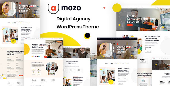 Amozo – Digital Agency WordPress Theme