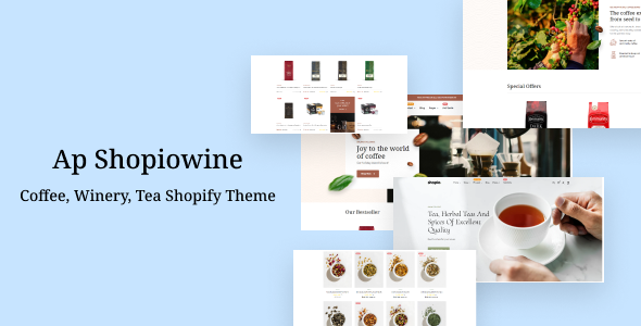 Ap Shopiowine – Coffee, Winery, Tea Shopify Theme
