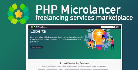 PHP Microlancer – Freelancing Services Marketplace SaaS