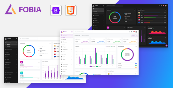 Exceptional Fobia - Bootstrap5 Admin Template