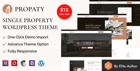 Propaty – Single Property WordPress Theme