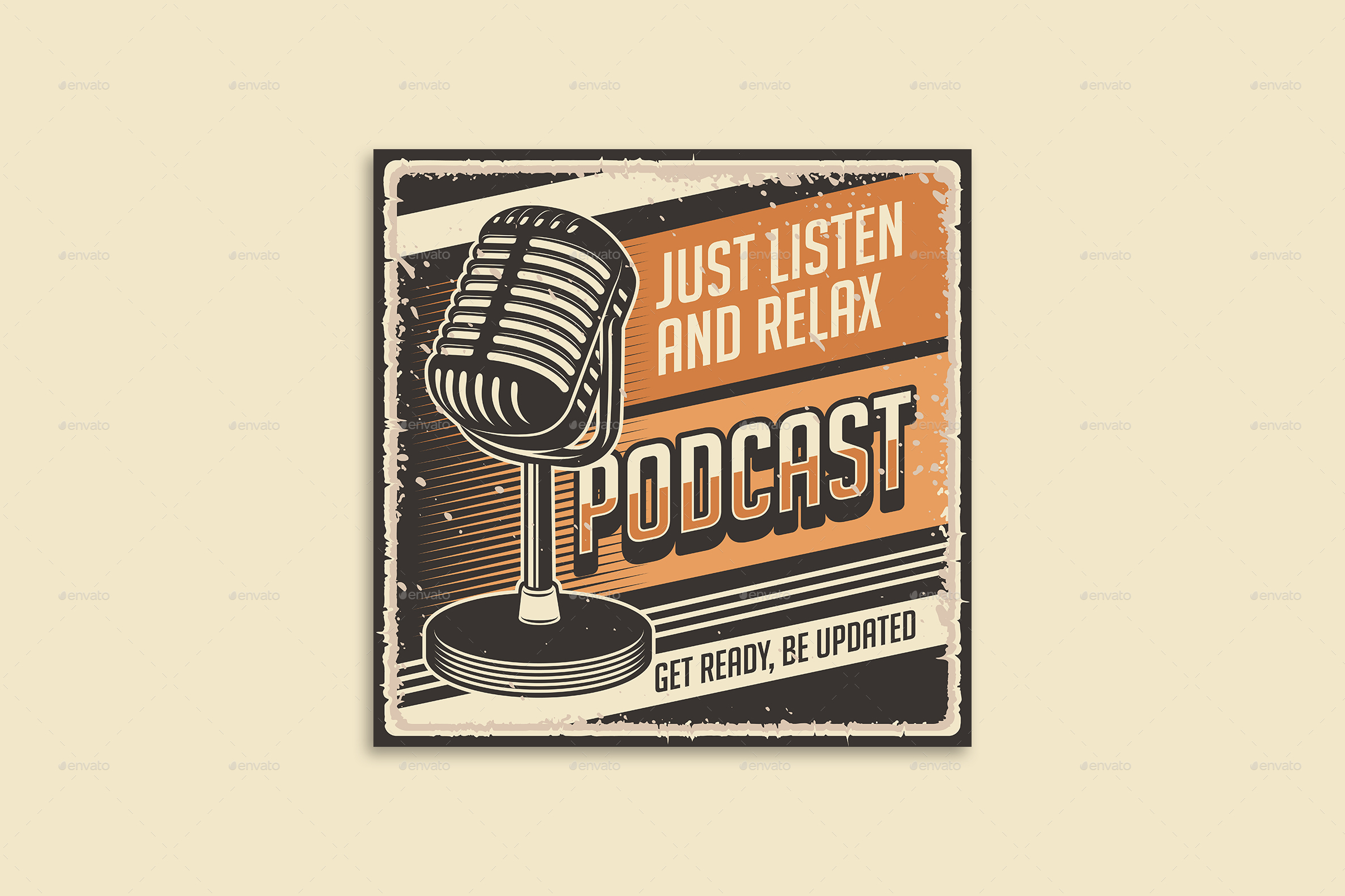 5 Vector Images of Retro Podcast Poster, Vectors | GraphicRiver