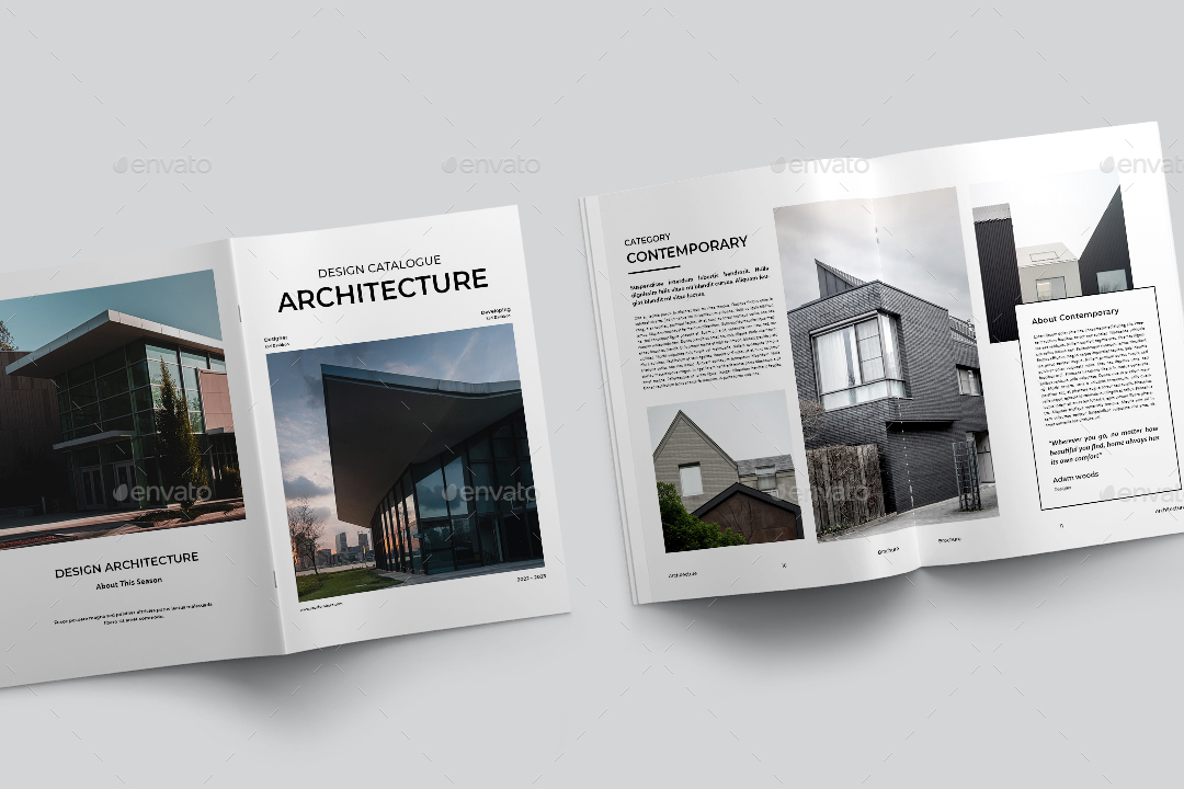 Architecture Catalog, Print Templates GraphicRiver