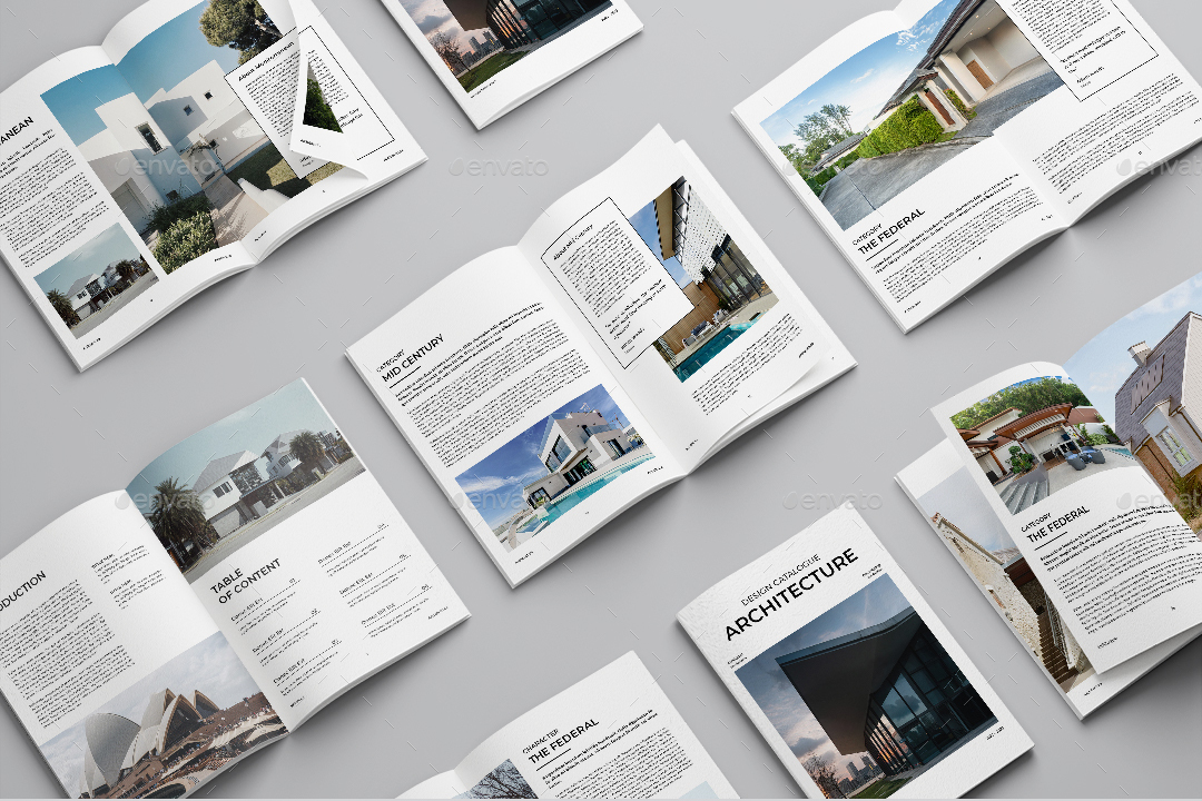 Architecture Catalog, Print Templates GraphicRiver