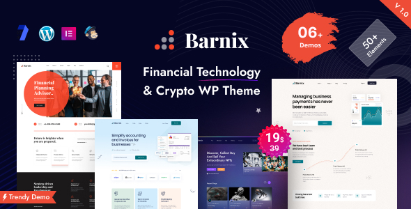Barnix - Financial & Technology WordPress Theme