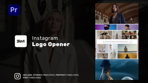 Instagram Logo Opener for Premiere Pro
