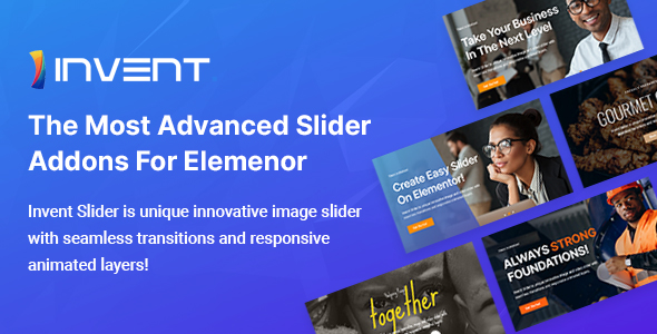 Invent Slider for Elementor
