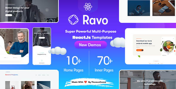 Ravo - React Multipurpose Creative Template