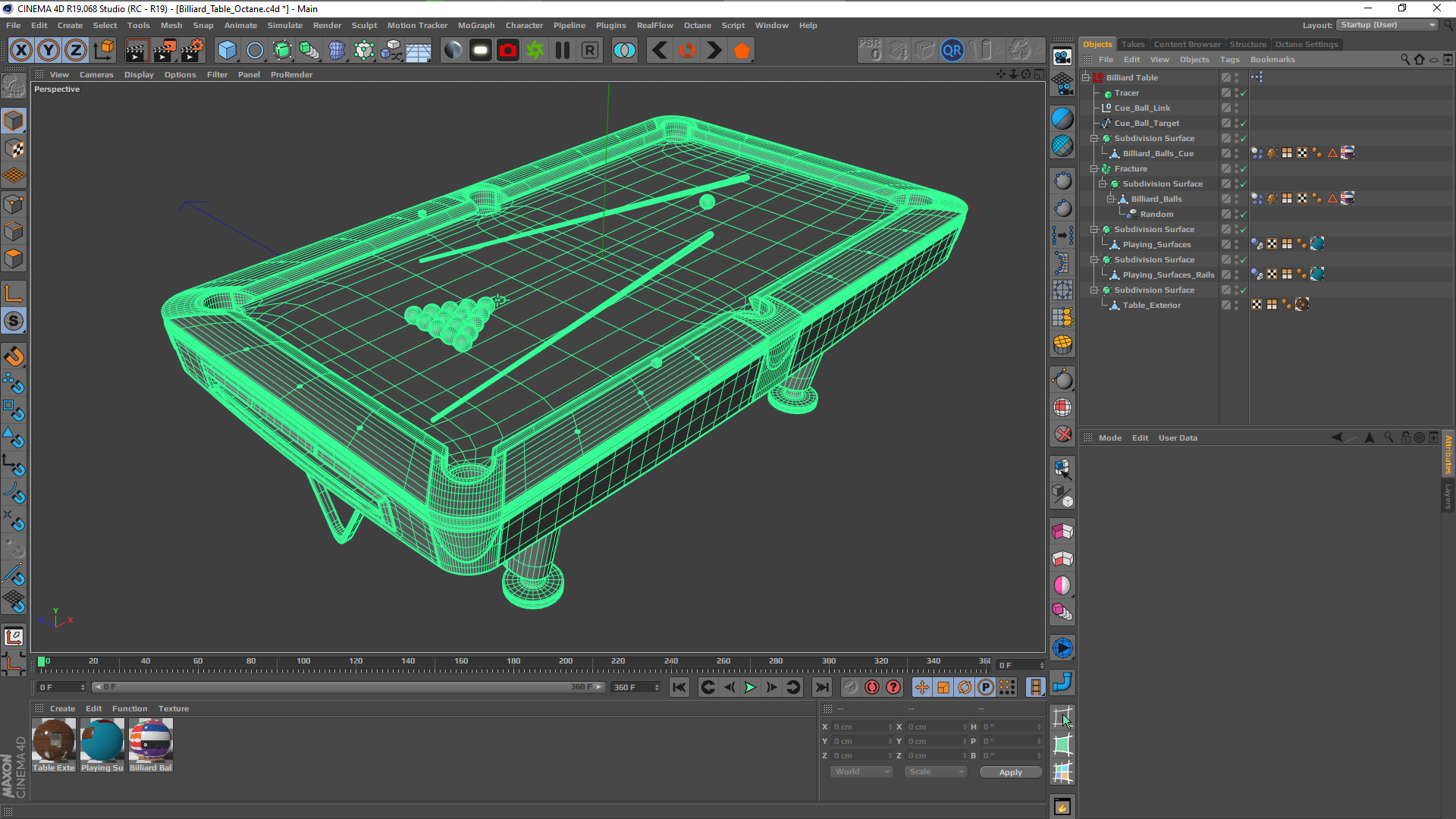 This folder includes all 3dsmax files of models such as billiards