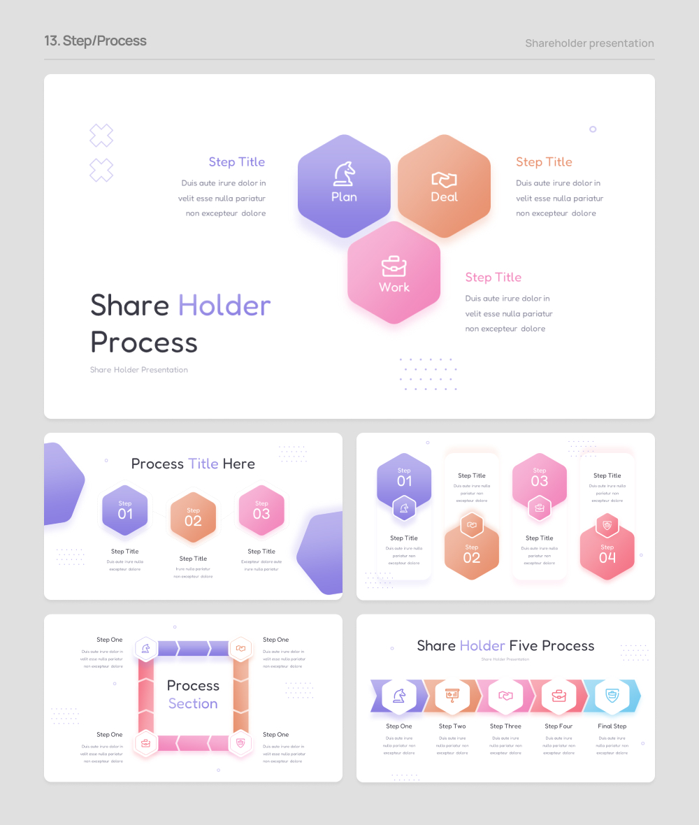 Shareholder - Multipurpose Keynote Presentation, Presentation Templates