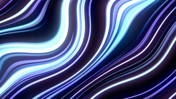 Fantasy Blue wavy abstract background