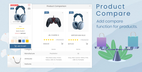 Product Comparison - Compare Attributes and Features