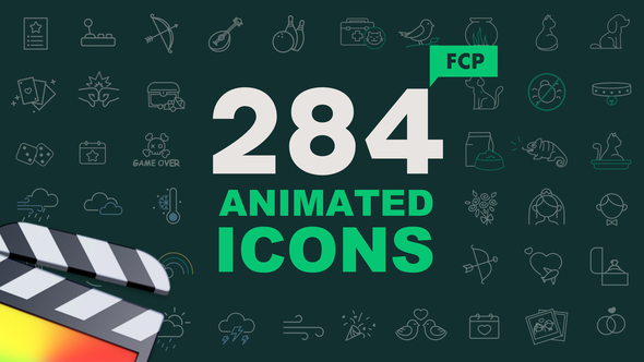 Animated Icons Bundle for Final Cut Pro