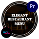 Elegant Restaurant Menu | MOGRT - VideoHive Item for Sale