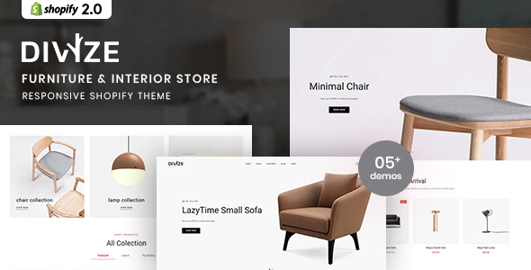 Divize – Furniture & Interior Responsive Shopify 2.0 Theme
