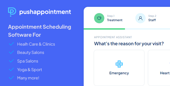 PushAppointment - Appointment Scheduling Software for WordPress