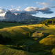 Sunrise on the Seiser Alm in the Dolomites mountains - PhotoDune Item for Sale