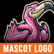 Flamingo Mascot Logo Design