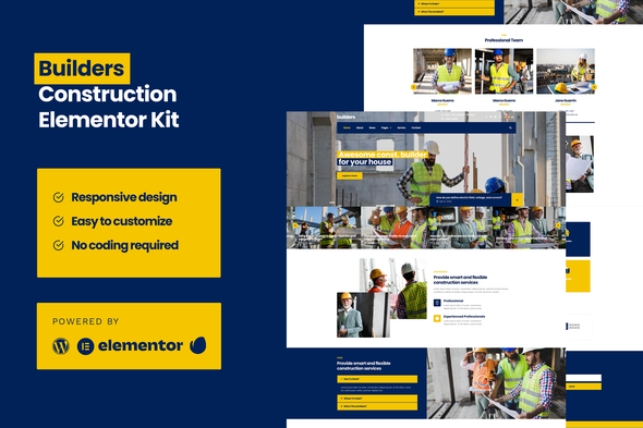 Builders - Construction Elementor Pro Template Kit