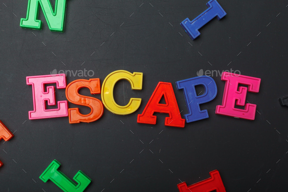 The word Escape - Stock Photo - Images